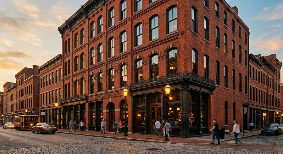 Michter's Fort Nelson distillery building on Louisville's Whiskey Row